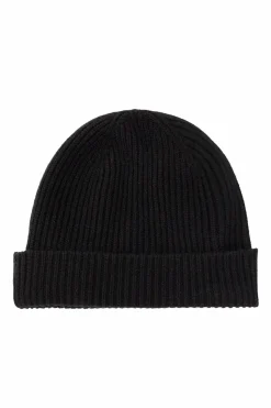 Giorgio Armani BLACK Cashmere beanie with logo