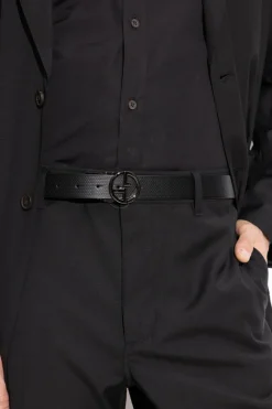 Giorgio Armani BLACK Double-sided belt