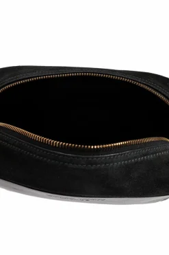 Giorgio Armani BLACK Leather Makeup Bag