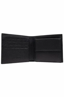 Giorgio Armani BLACK Leather wallet with logo