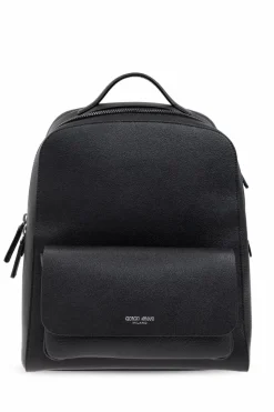 Giorgio Armani BLACK Leather backpack