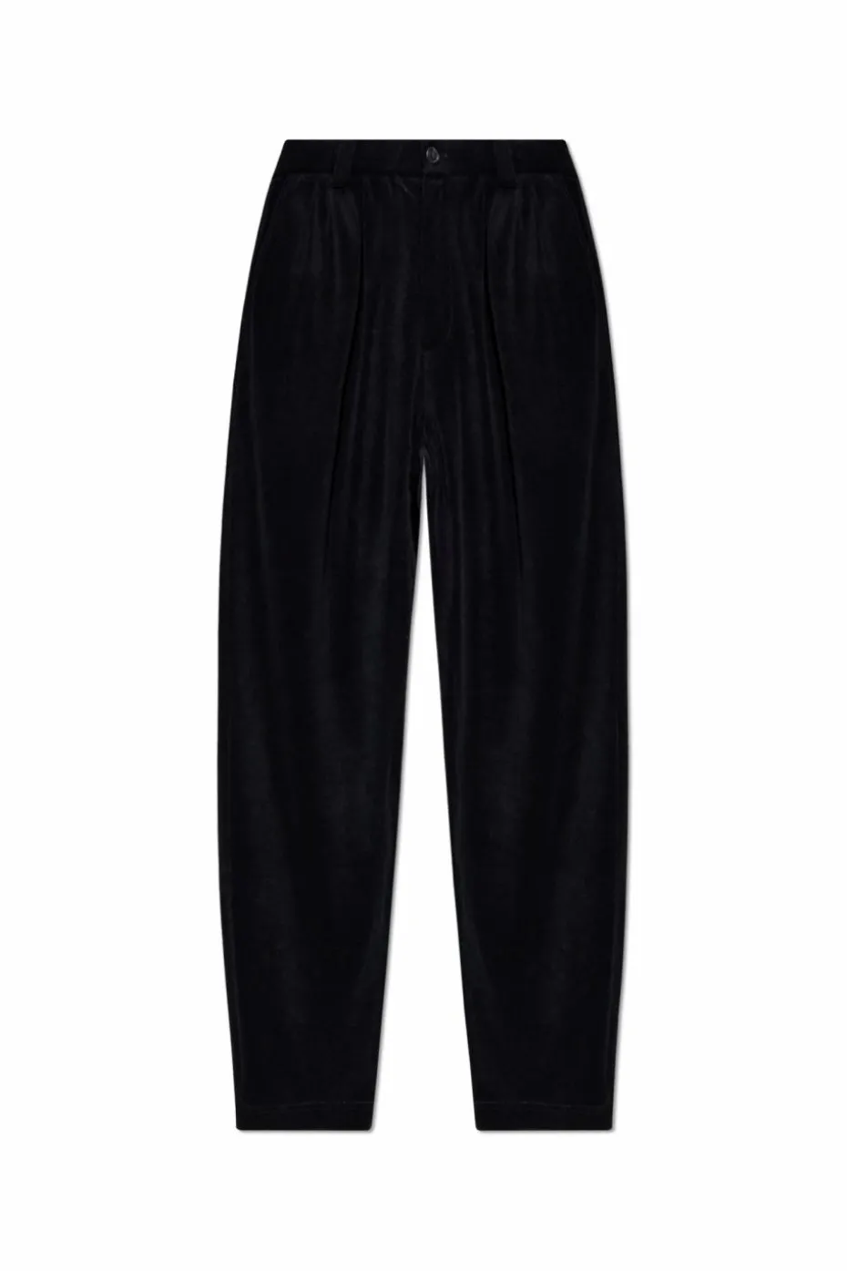 Giorgio Armani BLACK Pants made of ‘frotte’ material