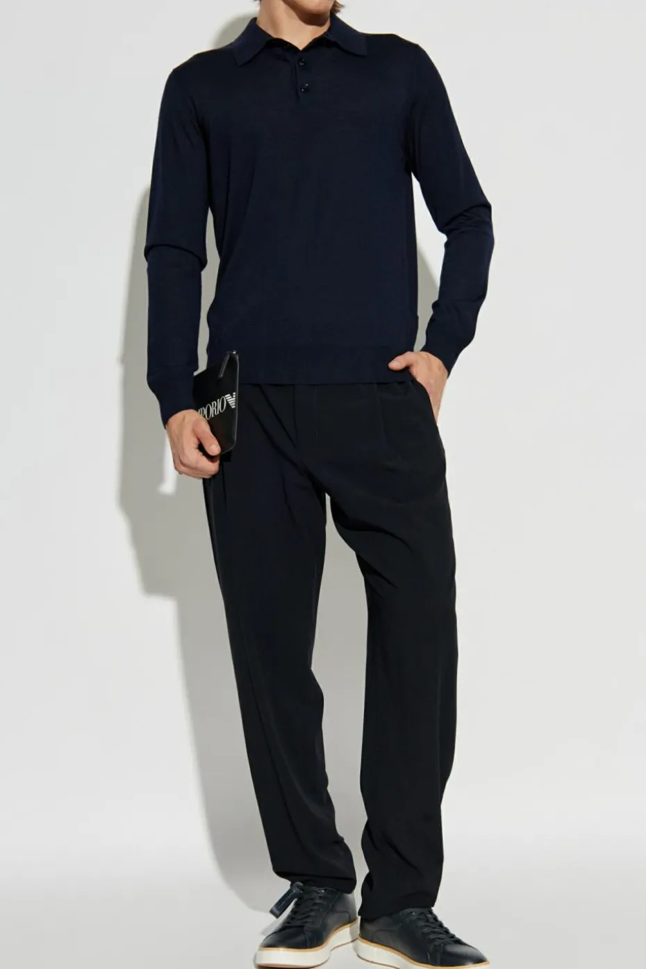 Giorgio Armani BLACK Pleated trousers