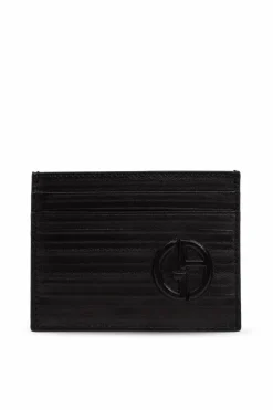 Giorgio Armani BLACK Set: card case and keychain