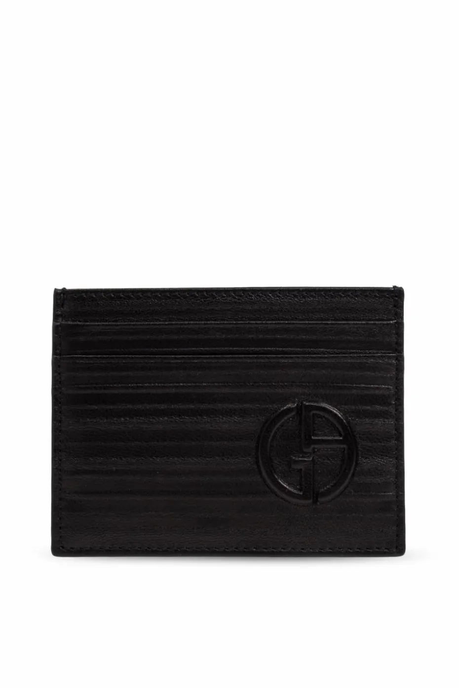 Giorgio Armani BLACK Set: card case and keychain