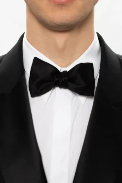 Giorgio Armani BLACK Silk bow tie