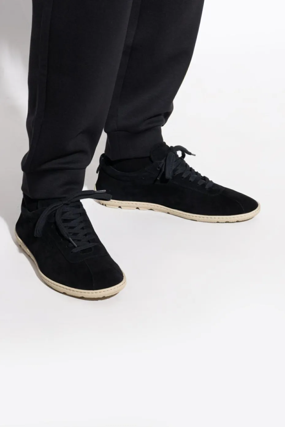 Giorgio Armani BLACK Suede sneakers