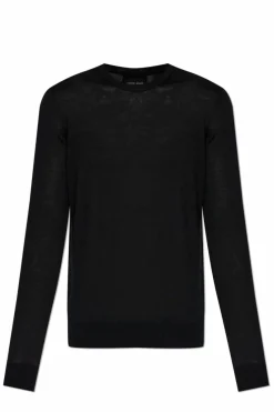 Giorgio Armani BLACK Thin wool sweater