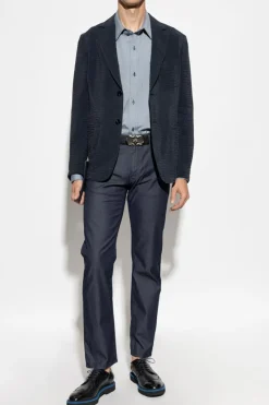 Giorgio Armani BLUE Shirt with pockets