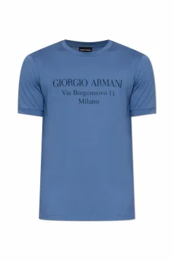 Giorgio Armani BLUE T-shirt with logo