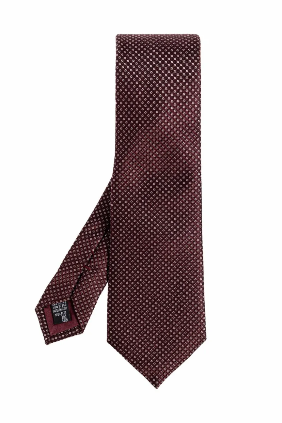 Giorgio Armani BURGUNDY Silk tie