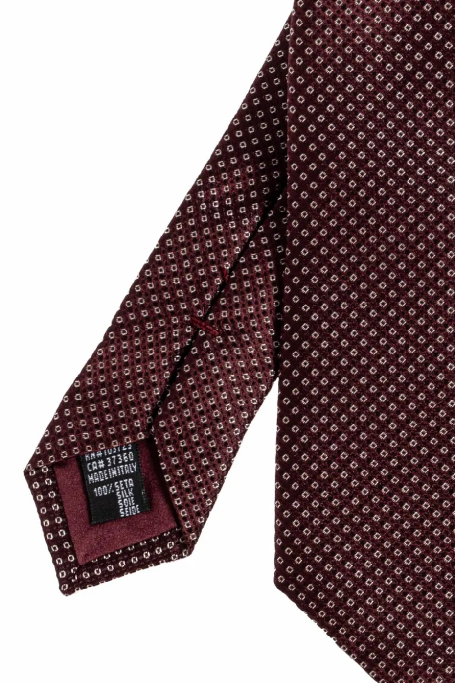 Giorgio Armani BURGUNDY Silk tie