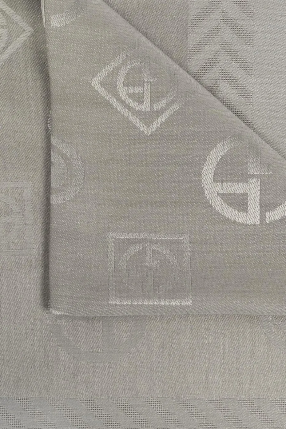 Giorgio Armani GREY Scarf with monogram