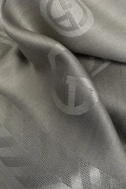 Giorgio Armani GREY Scarf with monogram
