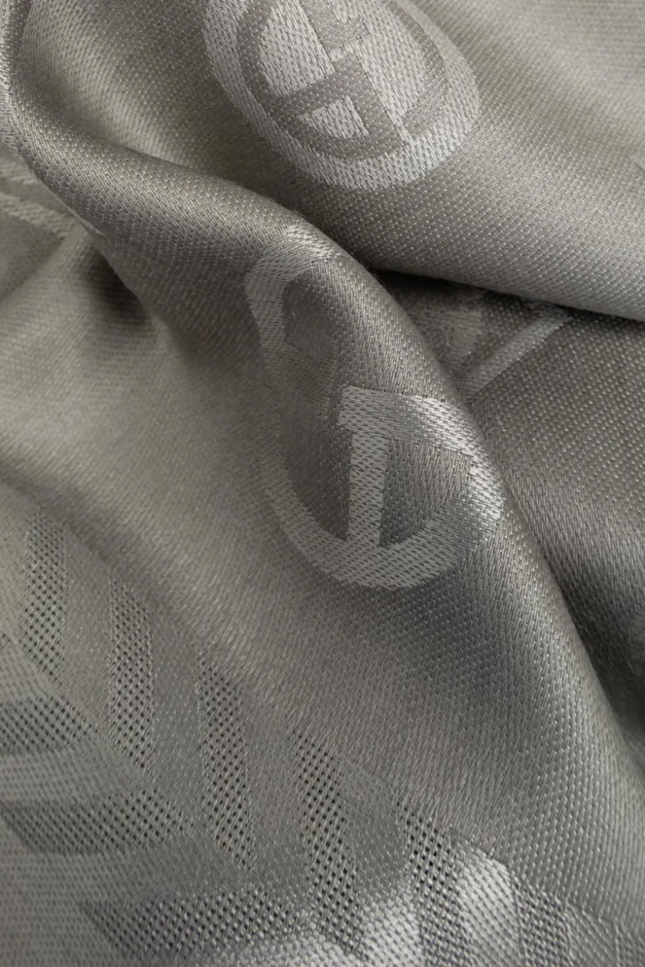 Giorgio Armani GREY Scarf with monogram