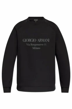 Giorgio Armani GREY Sweatshirt with logo