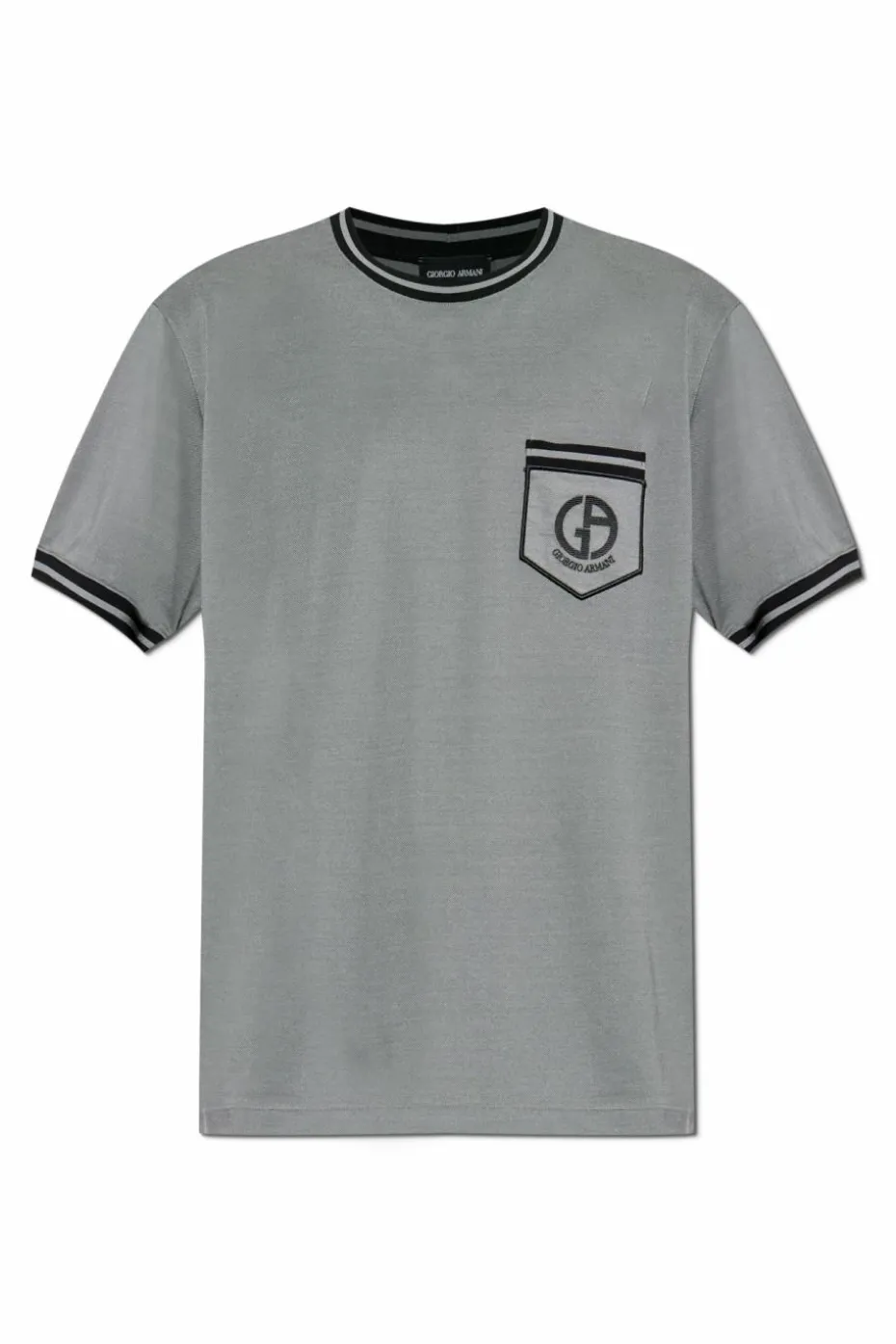 Giorgio Armani GREY T-shirt with pocket