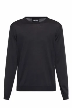 Giorgio Armani NAVY BLUE Silk sweater