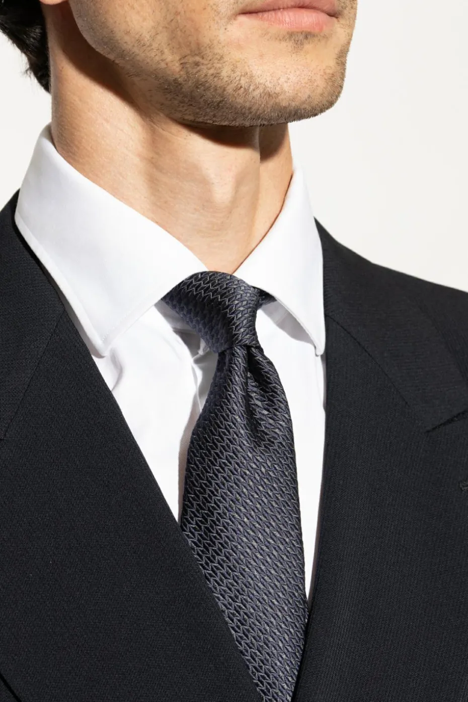 Giorgio Armani NAVY BLUE Silk tie