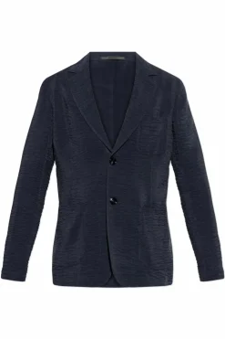 Giorgio Armani NAVY BLUE Blazer with open lapels