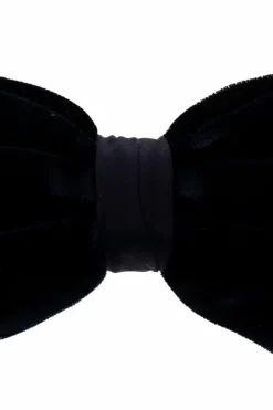 Giorgio Armani NAVY BLUE Velvet bow tie