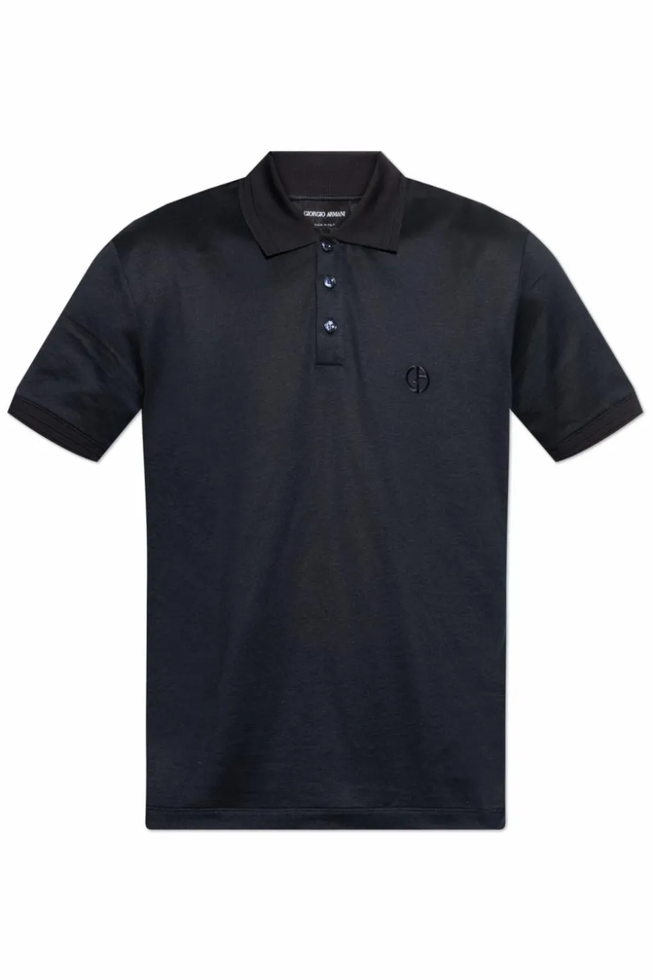 Giorgio Armani NAVY BLUE Polo with embroidered logo
