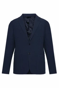 Giorgio Armani NAVY BLUE Blazer with open lapels