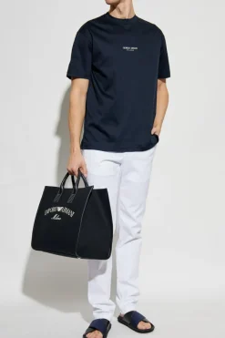 Giorgio Armani WHITE Pants with slightly tapered legs