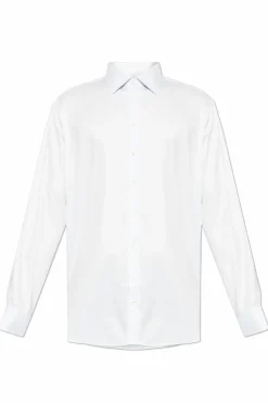 Giorgio Armani WHITE Shirt with striped pattern