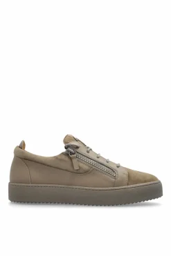 Giuseppe Zanotti beige Suede sneakers