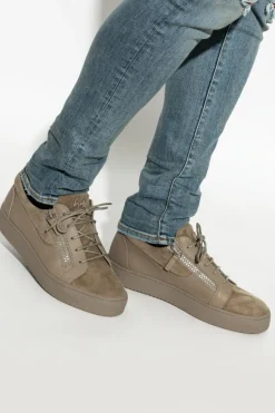 Giuseppe Zanotti beige Suede sneakers