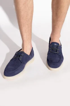 Giuseppe Zanotti NAVY BLUE Leather boots