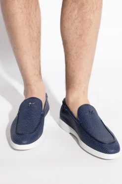 Giuseppe Zanotti NAVY BLUE Shoes Berth type loafers