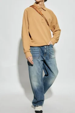 Givenchy beige Polo sweatshirt with logo