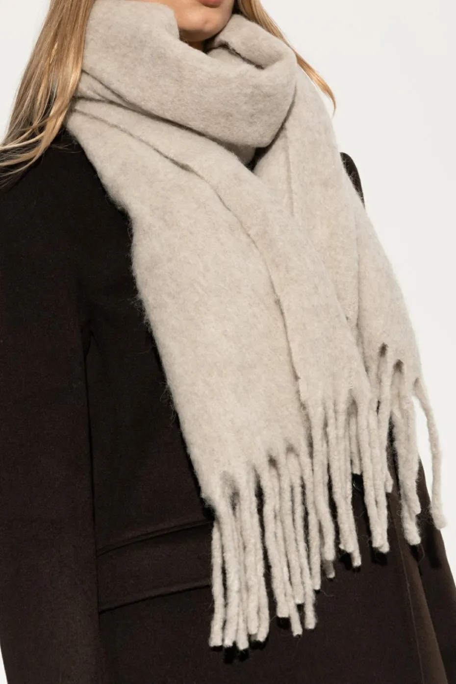Givenchy beige Scarf with embroidered logo