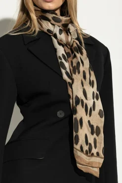 Givenchy beige Scarf with animal motif