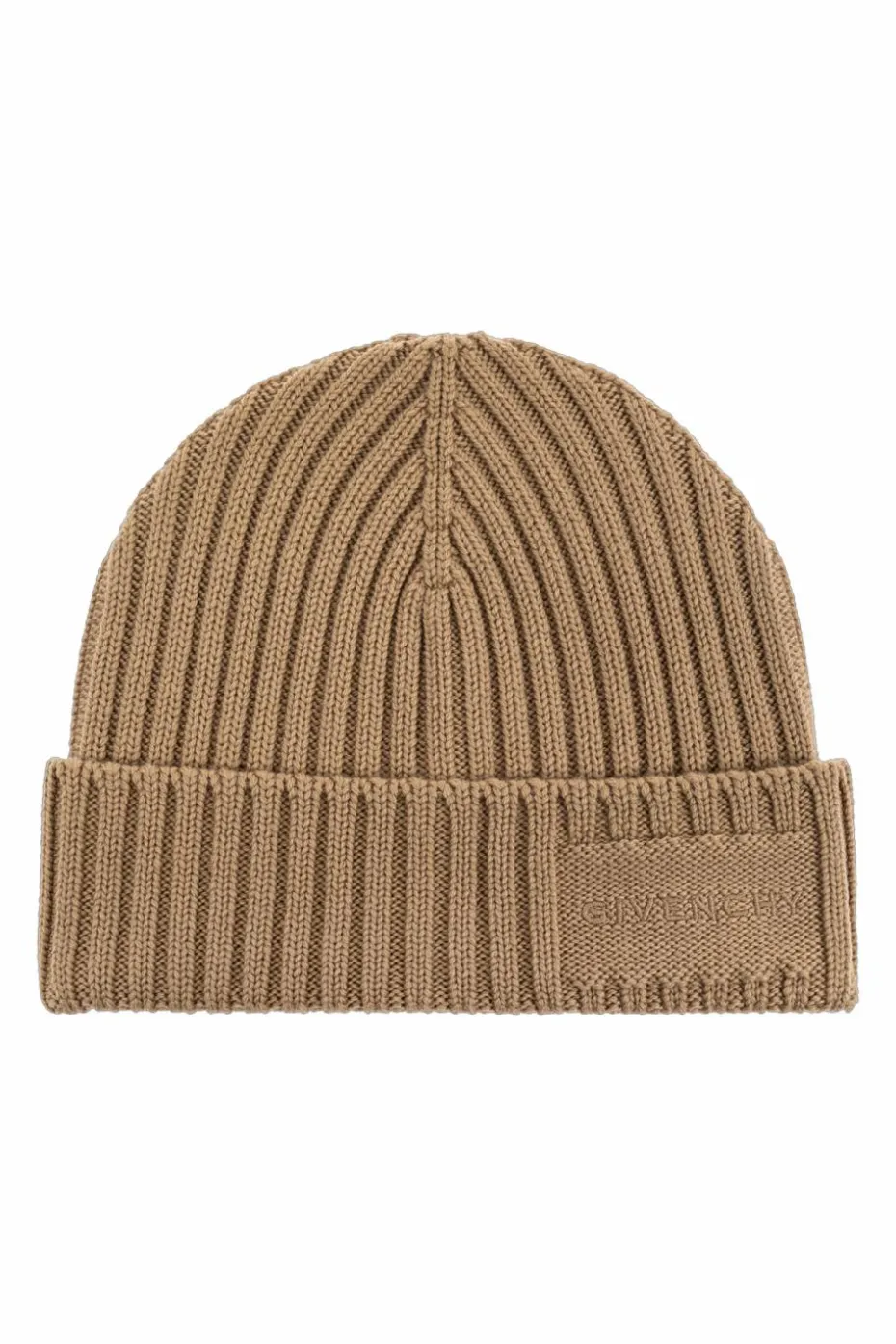 Givenchy beige Wool beanie with logo