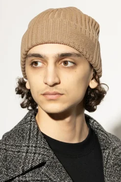 Givenchy beige Wool beanie with logo