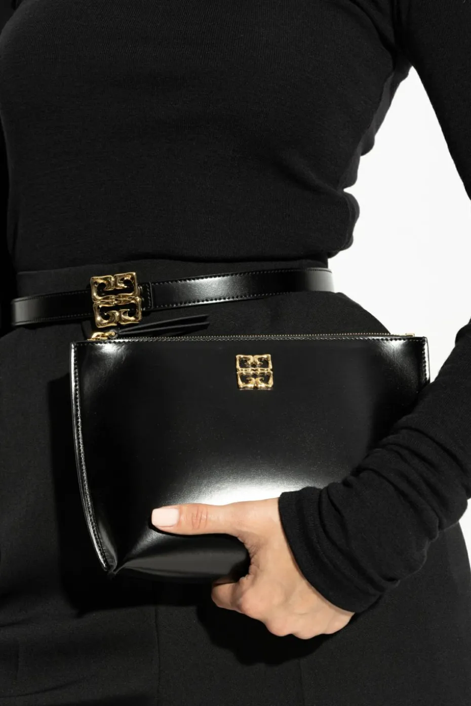 Givenchy BLACK Black clutch ‘Liquid’