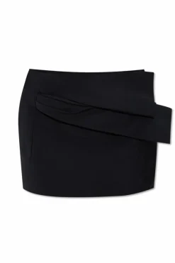 Givenchy BLACK Draped Skirt