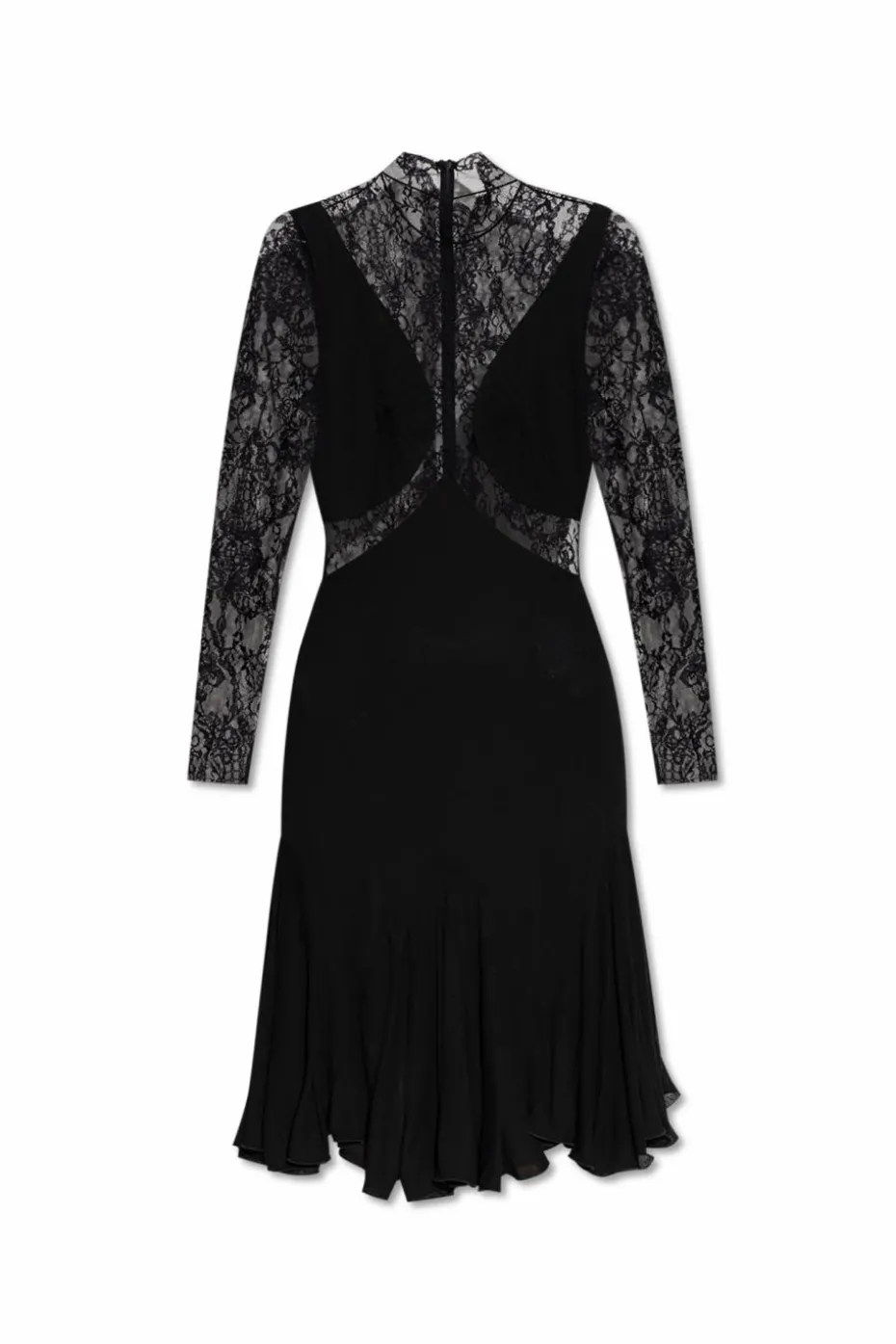 Givenchy BLACK Dress with lace inserts