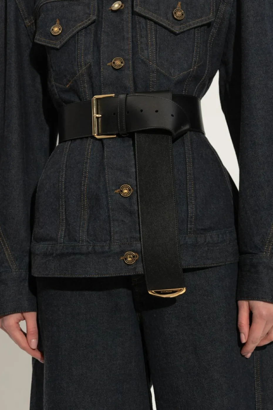 Givenchy BLACK Leather belt