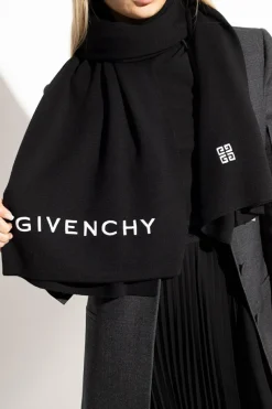 Givenchy BLACK Scarf with logo