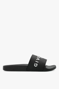 Givenchy BLACK Slides with logo