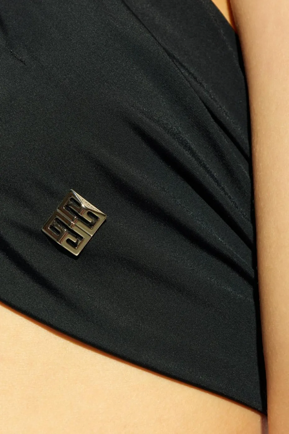 Givenchy BLACK Tie-front bikini top