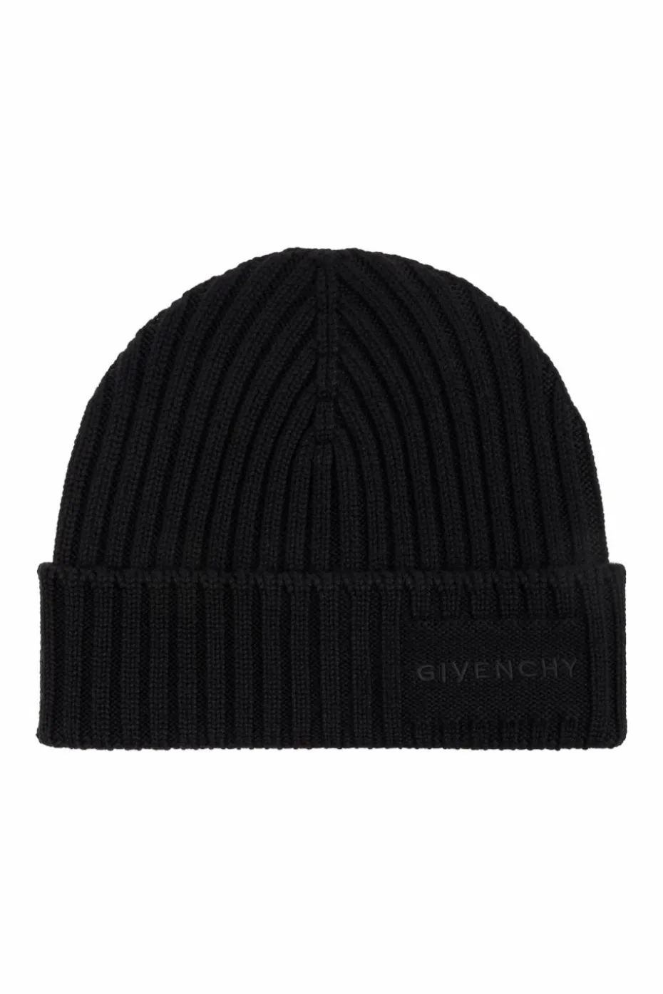 Givenchy BLACK Wool beanie with logo