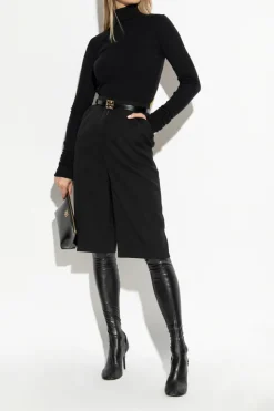 Givenchy BLACK Wool shorts