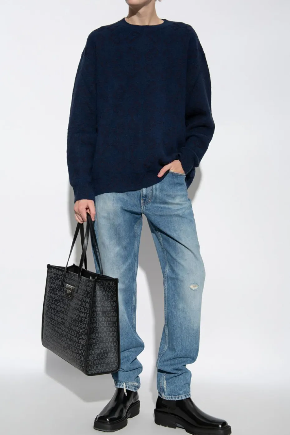 Givenchy BLUE Jeans with Distressing