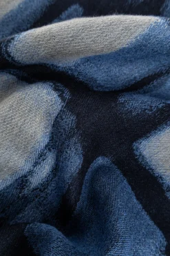 Givenchy BLUE Scarf with logo