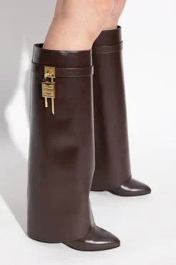 Givenchy BROWN Heeled boots `Shark`